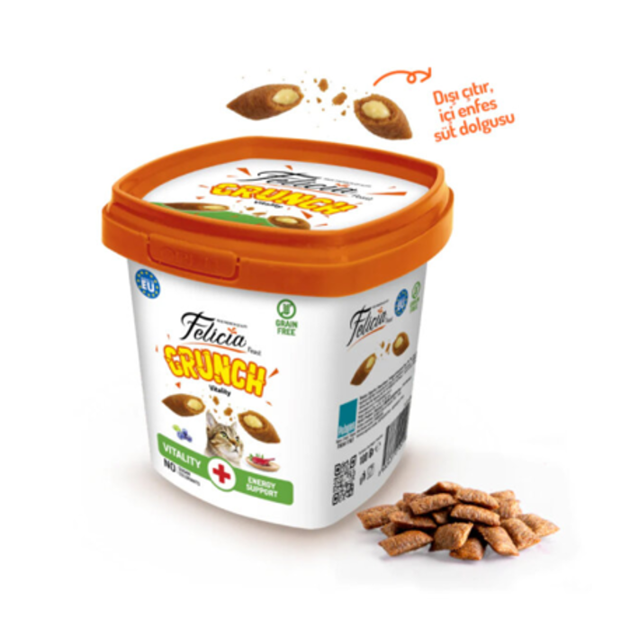 Felicia Crunch Vitality Grain Free Snak Gtas ga Energia 100gr